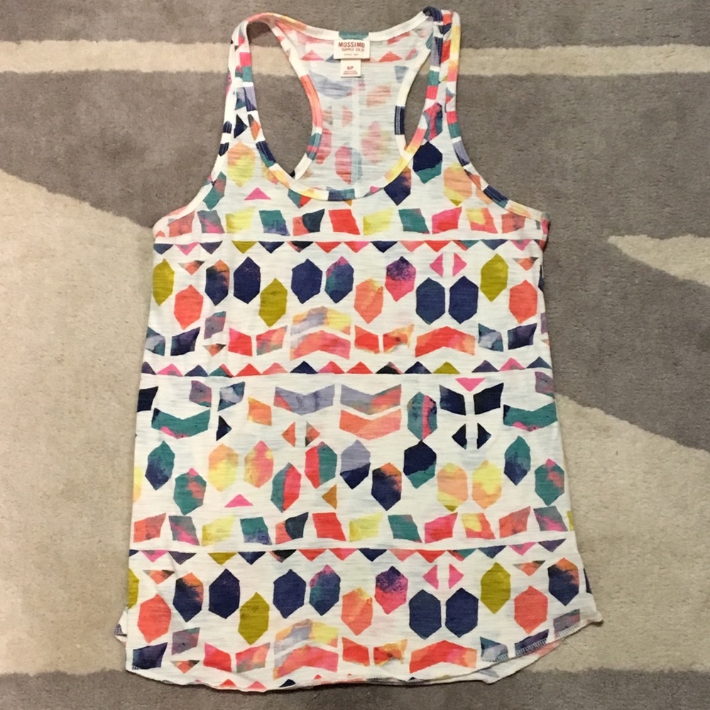 💜 4/$20 TOPS - Mossimo Abstract Print Tank